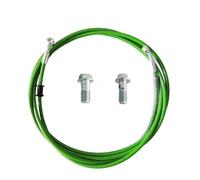 Manguera de freno Manguera De Freno Trenzada Para Motocicleta, Color Verde, 30 Cm-500 Cm, 28°-28° Mangueras O Embrague Para, Rosca M8/M10 X 1,25 Mm(450cm)