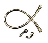 Manguera de freno Tubo De Embrague Hidráulico Para Motocicleta AN3 Negro, Cilindro Maestro, Manguera Freno, Latiguillo Aceite Trenzado, Accesorios 45° A 90°(1000mm)