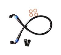 Manguera de freno Tubo De Freno Hidráulico Acero AN3 M10 Para Motocicleta, Línea Aceite Embrague, 90°-90°, Accesorios Para Motos Cross, Quads, Ciclomotores Y Scooters(1700mm)