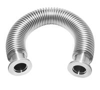Manguera de fuelle metálica KF-25 - Manguera de vacío de acero inoxidable de pared delgada con bridas ISO-KF (longitudes de 250 mm a 5000 mm)(800 mm)