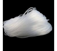 Manguera de goma de silicona fina, manguera de silicona capilar de 5M, ID 0,5-4mm OD 1-8mm tubo de silicona transparente Flexible for riego(0.5x1mm)