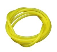 Manguera de goma flexible 1 m, diámetro interior 0,5, 2, 3, 4, 6, 7, 8, 9 y 10 mm, tubo silicona amarillo, alta temperatura for línea aérea (8 x 12 mm)(9x12mm)