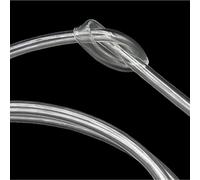 Manguera de goma flexible Manguera de gas silicona, tubo cuerda, tubería gasolina for mangueras recortadora, herramienta línea soplador motosierra (1 pieza)(Clear,20METERS*4MM*6MM)