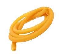 Manguera de goma Manguera de látex amarilla 1 metro, tubo ligero for laboratorio, diámetro exteri0r 3,2 mm a 22, banda natural(5mm x 7mm)