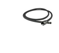 Manguera de grifo de cocina extraíble, manguera flexible trenzada de 80 cm a 150 cm, tubo negro gris pistola, tubo giratorio(M10 M15 Gun grey 150)