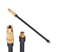 Manguera de Inflado - Compacto Antifugas Doble Válvula,Manguera para Inflar Neumáticos para Ciclismo - para Camiones SUVs Berlinas Principiantes Viajeros Mecánicos