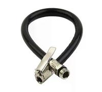 Manguera de inflado de neumáticos para coche, medidor de presión, conector flexible, herramienta de