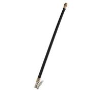 Manguera de Inflado para Compresor de Aire Portátil, Rápida y Compacta | Adaptador Negro de Plástico, Diseño Antideslizante, para Neumático de Bicicleta y Aro de Natación
