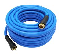 Manguera de jard n h brida resistente YOTOO de 16 mm x 22 m, 150 PSI, resistente a las torceduras, flexible, con mango giratorio y conexiones de