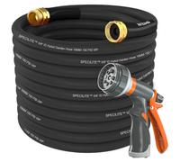 Manguera de jard n SPECILITE de 100 pies x 5/8 pulgadas, resistente, flexible y liviana, resistente a roturas de 600 psi, manguera de goma h brid