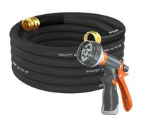 Manguera de jard n SPECILITE de 75 pies x 5/8 pulgadas, resistente, flexible y liviana, resistente a roturas de 600 psi, manguera de goma h brida