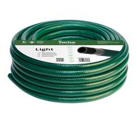 Vartco Manguera de agua ligera de 3 capas, manguera de riego de jardín, manguera flexible de poliéster, resistente a los rayos UV, 25 bares (3/4" 30 m)