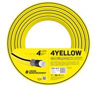 Manguera de jardín CELLFAST 4YELLOW 3/4" de 4 capas color amarillo