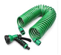 Manguera De Jardín Enrollada - Manguera De Agua Flexible | Línea De Agua Extensible, Autocontracción, Retroceso