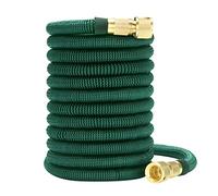 Manguera de jardín expandible de 75 a 300 pies, manguera de agua ligera y flexible con accesorios de latón macizo para facilitar las tareas de riego y lavado