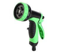 Manguera de jardín extensible (15 m) con boquilla de 9 funciones, manguera flexible y resistente con conectores de latón, función de pulverización de alta presión para la limpieza del jardín