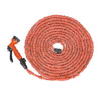 Manguera de jardín Extensible, Flexible Manguera de 30M con Spray de agua de 7 patrones para Regar, Limpiar Coche (Naranja)
