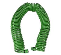 Manguera de jardín, manguera en espiral con reajuste automático de manguera, flexible extensible hasta 7,5/10/15/20 m, válido para ducha de riego y conector de grifo, resistente a los rayos UV (20 m)