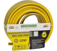 Manguera de jardín YELLOW PRO A-TS tricotado anti-torsion. (5/8"-15 metros) PVC con refuerzo.
