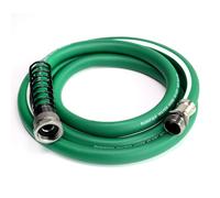 Manguera de jardn de servicio pesado Sunifier 6 pies - Manguera de agua de hybird al aire libre con ajuste slido - Manguera de jardn liviano flexi