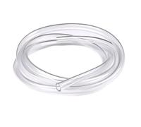 Manguera de la bomba de oxígeno for acuario de 1~20m, tubo de bomba for estanque de peces de acuario con burbujas de aire, tubos flexibles transparentes blancos y negros de 4x6mm(White,3m)