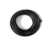 Manguera de la bomba de oxígeno for acuario de 1~20m, tubo de bomba for estanque de peces de acuario con burbujas de aire, tubos flexibles transparentes blancos y negros de 4x6mm(Negro,1m)