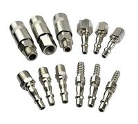 Manguera de la línea de montaje de compresor de aire conector conjunto de liberación rápida de 1/4 de pulgada 3/8 BSP A360