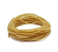 Manguera de Látex de Caucho Tubos de Banda Altamen Mangueras de tubo goma látex natural multicolor ID 1,6-3 mm metro(Giallo,ID 2mm x 4mm OD)