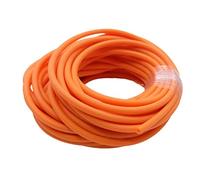 Manguera de Látex de Caucho Tubos de Banda Altamen Tubo de caucho látex Multicolor Múltiples tamaños(Oranje,5M-ID3MM X OD7MM)