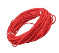 Manguera de látex natural for equipos de fitness, tubo blando de alta resiliencia de 1,6-3 mm, longitudes personalizadas, 1 unidad, color rojo(2M X 1.7mm X 4.5mm)