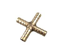 Manguera de latón Ajuste de la barbilla, accesorios conector de cobre tubo de pagoda tubería de latón de la barbilla de la barra adaptador del acoplador de unión de barbas para 4 mm 5 6 8 10 12,2 Way,