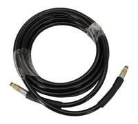 Manguera de lavado a presión de 10 m para Karcher K2-K7, manguera de repuesto de alta presión, goma reforzada, conexión rápida, tubo de lavado a chorro negro (5 m)