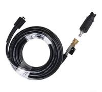 Manguera de lavado de alta presión, M22 de 14 mm, manguera de lavado a chorro de limpieza de coche con interruptor, conector rápido, pico de pato compatible con lavadoras a presión (10 m)