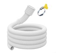 Manguera de lavadora, tubo de drenaje flexible conectado al grifo, de alta calidad, a prueba de fugas, fácil de instalar, conector de suministro de agua (4 m)
