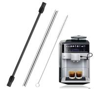 Manguera de leche de acero inoxidable para tubo de leche y cepillo de limpieza, repuesto para cafetera automática compatible con EQ 6, EQ6 Plus S700, VeroAroma, accesorios para cafeteras automáticas