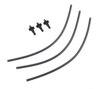 Manguera de leche de silicona de 30 cm para cafeteras Siemens, compatible con modelos EQ9 y EQ700, incluye 3 conectores, tubo negro flexible