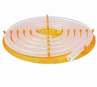 Manguera de leche para cafeteras automáticas Jura Saeco Bosch Siemens Nivona con manguera de silicona ID = 3 mm, apta para alimentos con tornillo de almacenamiento