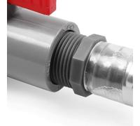 Manguera de llenado de combustible para camión de combustible, manguera de jarra de combustible ABS de 440 mm con sistemas de repuesto de válvula automotriz, tubo de reabastecimiento de combustible
