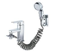 Manguera de mano para cabezal de ducha de mano, juego de accesorios de grifo rociador de fregadero, grifo de bañera, spray de mano para baño, cocina, lavadora, lavabo facial