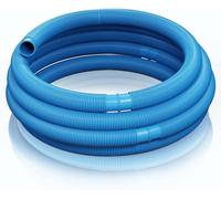 Manguera de Piscina Azul con Mangitos Incorporados Precortados cada 1,5 Metros | 32 y 38mm | Conexion Directa a Depuradoras de todo tipo | Fabricacion Española (32mm (6 Metros))