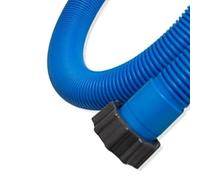 Manguera de piscina para sistemas de filtración y bomba, 1.5 pulgadas de diámetro x 59 pulgadas de largo, vinilo resistente, azul, compatible con piscinas sobre el suelo Intex y Bestway