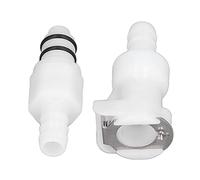 Manguera de plástico Conector rápido 5/16 Tubo con válvula de cierre Conector de línea de agua de grado de alimentación para la línea de cerveza de gas y aplicaciones de cerveza
