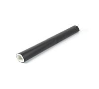 Manguera de protección térmica de fibra de vidrio para tubo de escape, 22 mm, 24 mm, para calefacción estacional, generador de corriente de emergencia, longitud 45 cm, negro hasta 400 °C