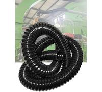 Manguera de PU para colector de Polvo, Manguera de vacío Flexible Negra de 1,2 mm de Grosor y 1 m de Longitud, para Sierra de Mesa, Sierra de Cinta y carpintería (35 mm/1,3 Pulgada