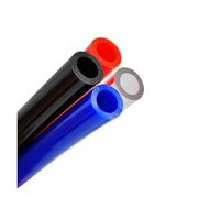 Manguera de PU tubo neumático manguera de aire tubo de poliuretano 4mm 6mm 8mm 10mm 12mm 1M 2M 5M 10M 20M(Black,5M_OD 6XID 4MM)