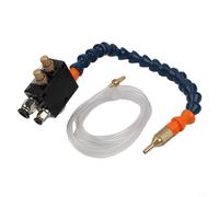Manguera de pulverización de lubricación de refrigerante de niebla metálica, tubo de refrigeración de 300 mm + tubo de poliuretano de 1,5 m, para enrutador CNC y refrigeración de máquina herramienta