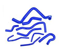 Manguera de Radiador para D15 D16 SOHC EG/EK 1992-2000, Manguera de Radiador, 9 Piezas, Kit de Manguera de Radiador Automático de Silicona, Repuesto de Accesorios para (Azul)