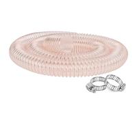 Manguera de recogida de polvo con alambre de acero en espiral para una gestión eficiente de humos y desechos en talleres de carpintería