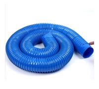 Manguera de recolección polvo PVC, varios tamaños con abrazadera for extracción soldadura carpintería(L 2m(6.6ft),ID 170mm(6.7in))