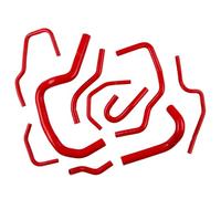 Manguera de Refrigerante Compatible Con CR-V MK1 B20 2.0L 1997 1998 1999 2000 2001 Kit De Mangueras De Refrigerante Del Radiador Tubo Rebose Para Disipación De Calor.(Red)